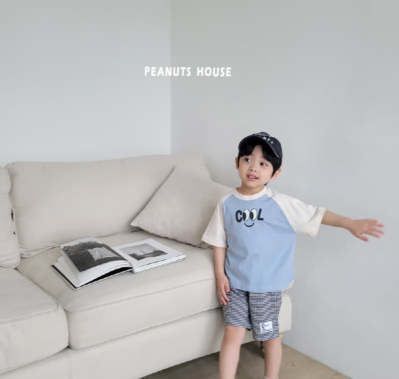 Peanuts - Korean Children Fashion - #littlefashionista - Check Shorts - 5
