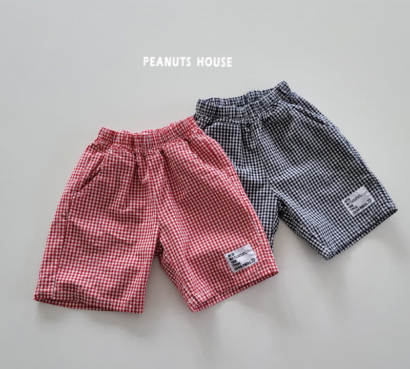 Peanuts - Korean Children Fashion - #stylishchildhood - Check Shorts - 11