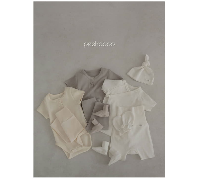 Peekaboo - Korean Baby Fashion - #babyboutique - Vanila Benet Bodysuit Set 3m - 3
