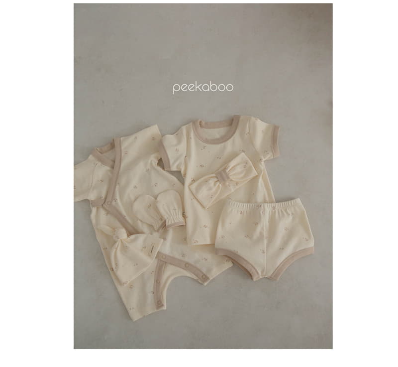 Peekaboo - Korean Baby Fashion - #babylifestyle - Mushroom Benet Set - 4