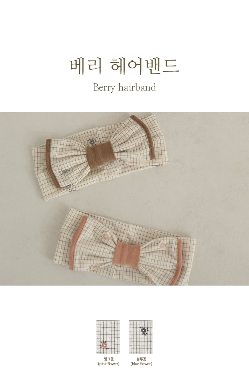 Peekaboo - Korean Baby Fashion - #babyoutfit - Berry Hairband 48cm
