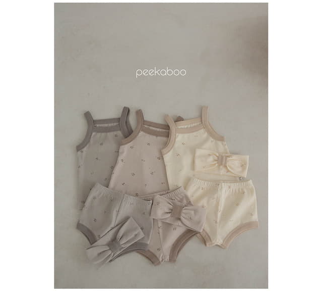 Peekaboo - Korean Children Fashion - #Kfashion4kids - Mushroom Sleeveless Easywear - 5