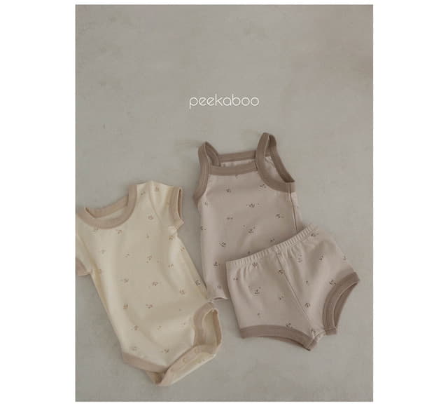 Peekaboo - Korean Children Fashion - #littlefashionista - Mushroom Sleeveless Easywear - 6