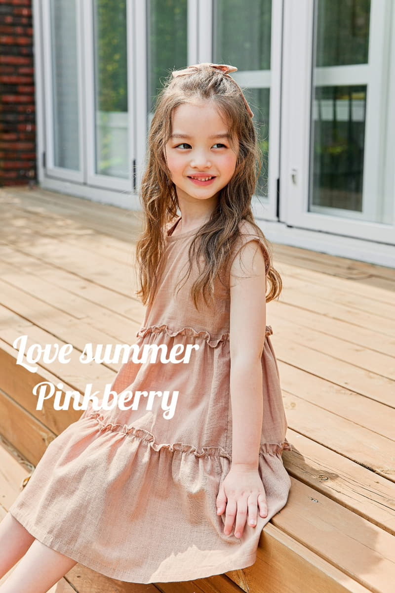 Pink Berry - Korean Children Fashion - #kidzfashiontrend - Beach One-piece with Hairpin - 4