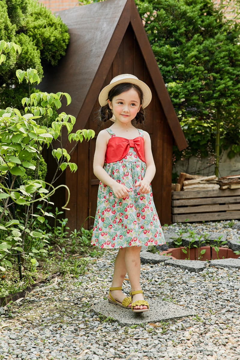 Pink Berry - Korean Children Fashion - #discoveringself - Stawberry One-piece - 2