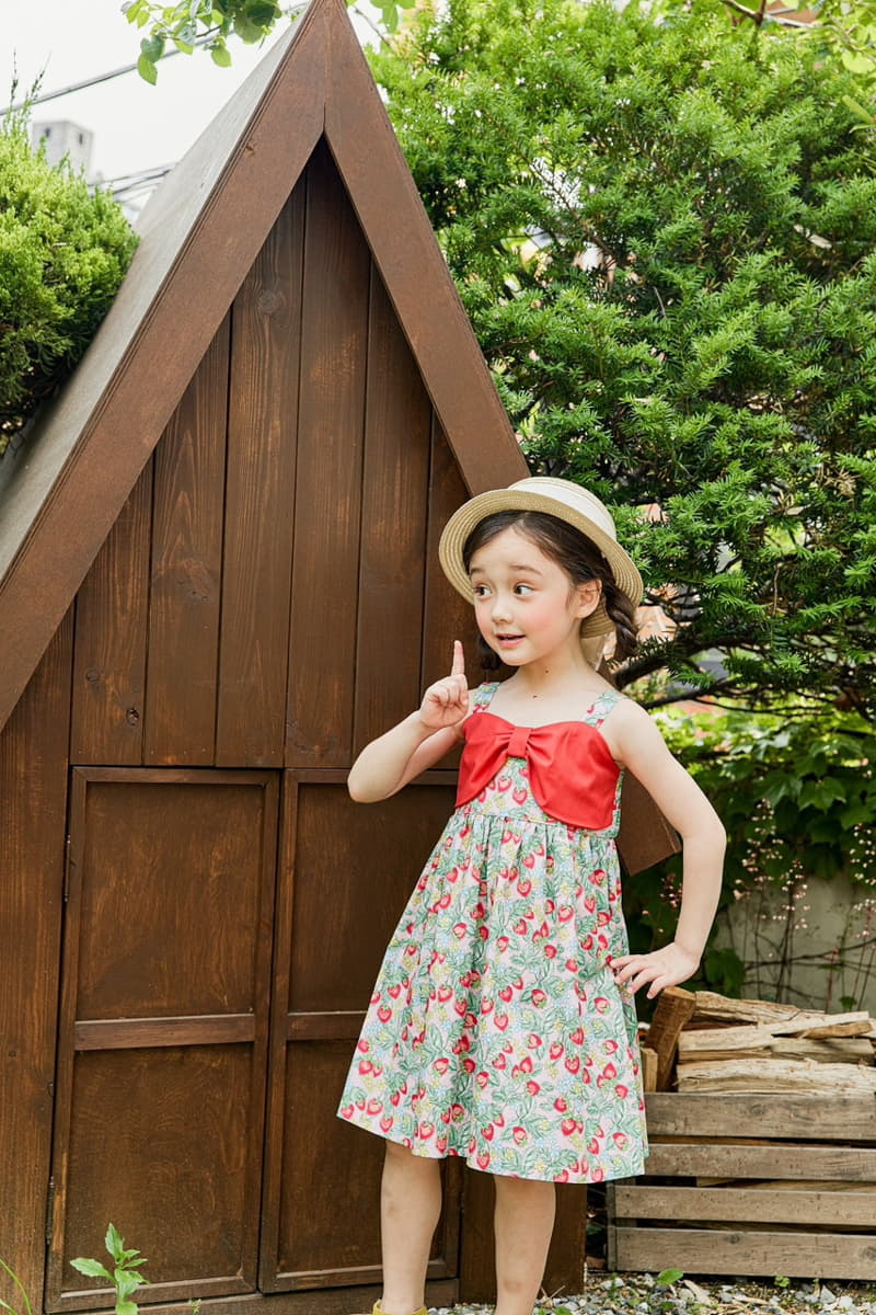 Pink Berry - Korean Children Fashion - #fashionkids - Stawberry One-piece - 3