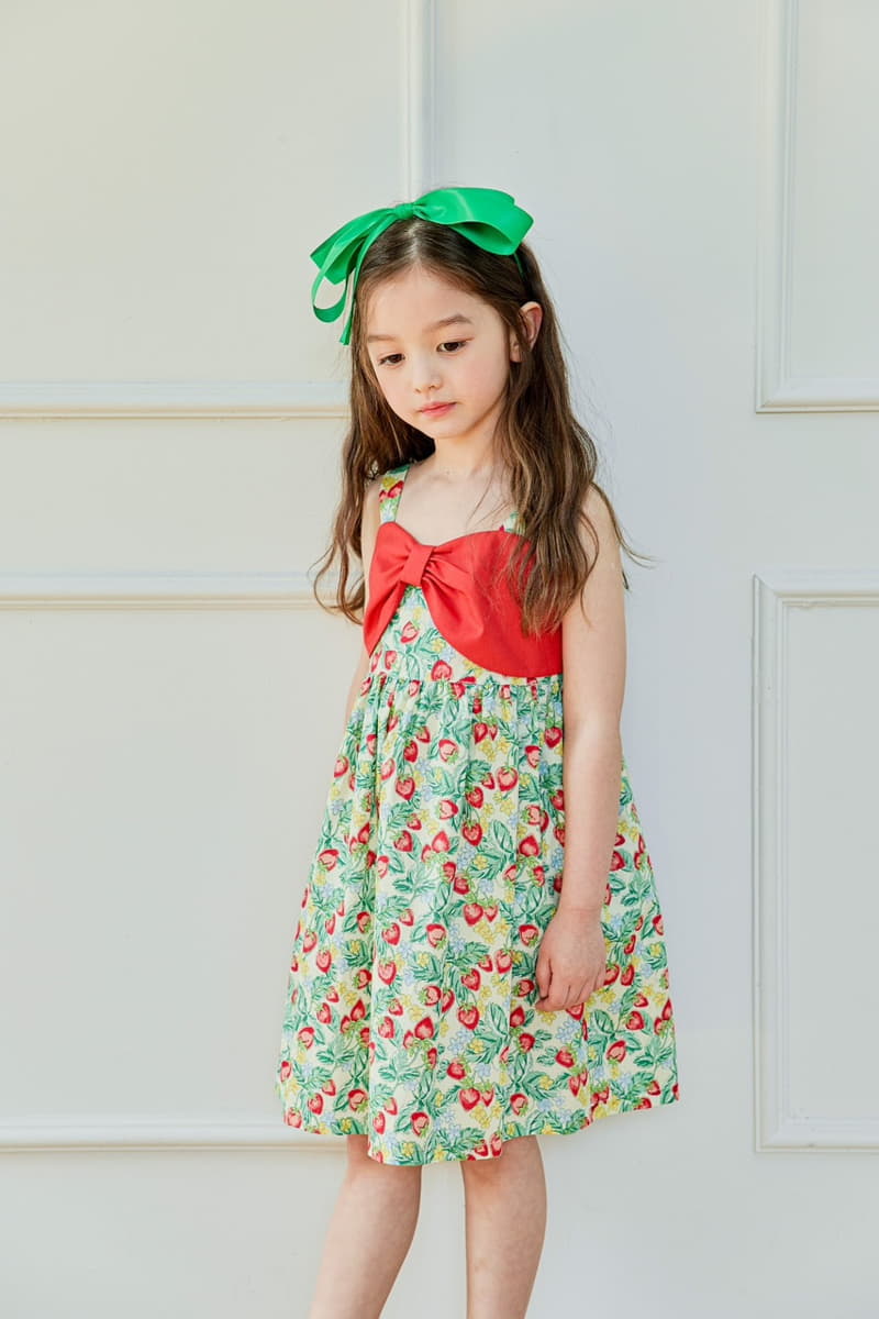 Pink Berry - Korean Children Fashion - #littlefashionista - Stawberry One-piece - 8