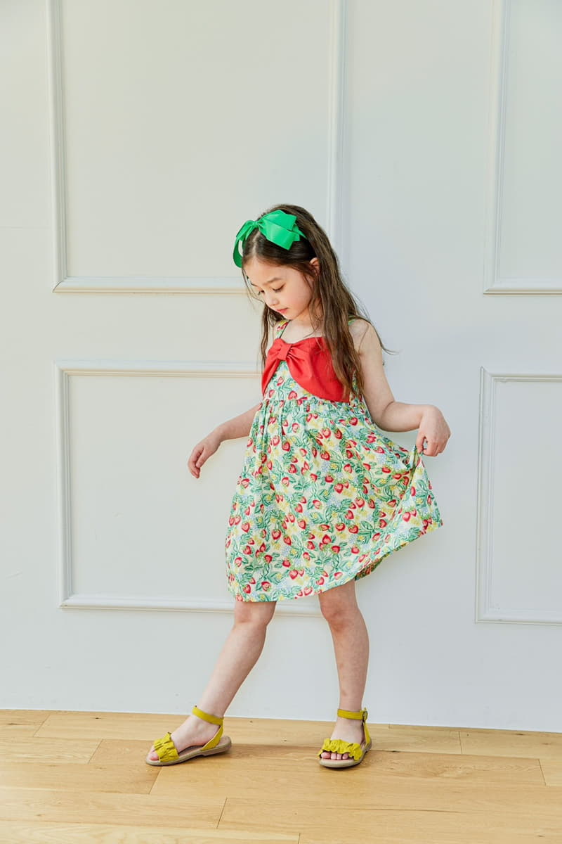 Pink Berry - Korean Children Fashion - #magicofchildhood - Stawberry One-piece - 9