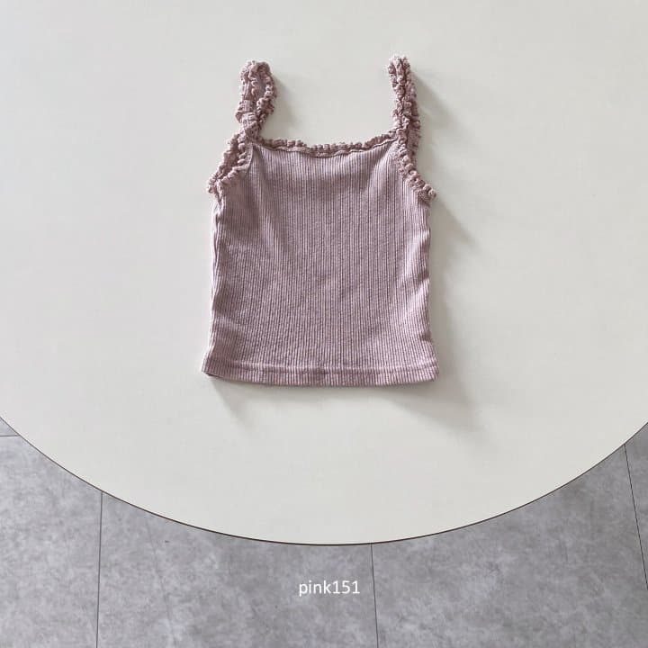 Pink151 - Korean Children Fashion - #childofig - Croiffle Frill Sleeveless - 3