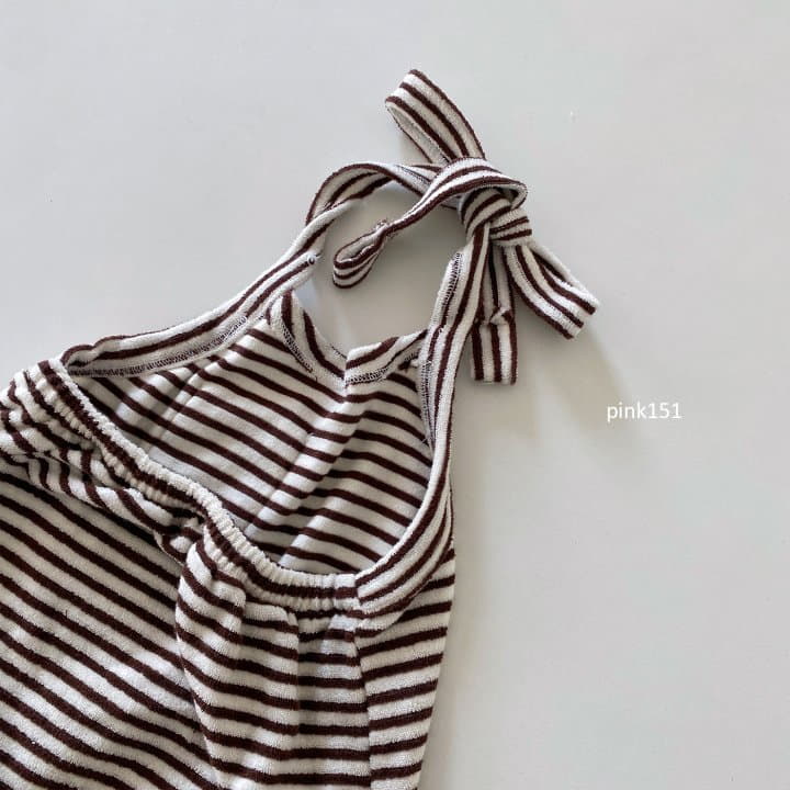 Pink151 - Korean Children Fashion - #childrensboutique - Stripes Wholter One-piece - 8