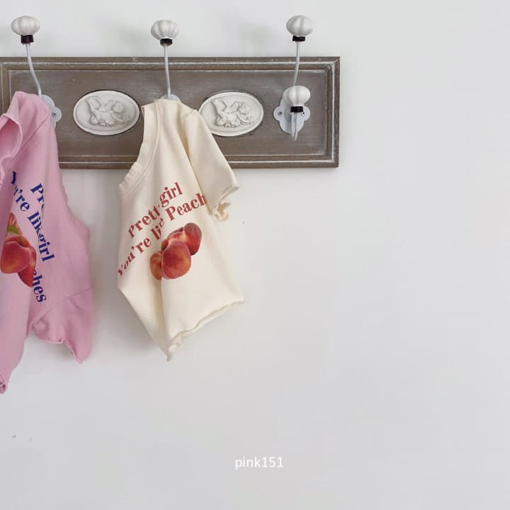 Pink151 - Korean Children Fashion - #designkidswear - Like Peach Crop Tee - 10