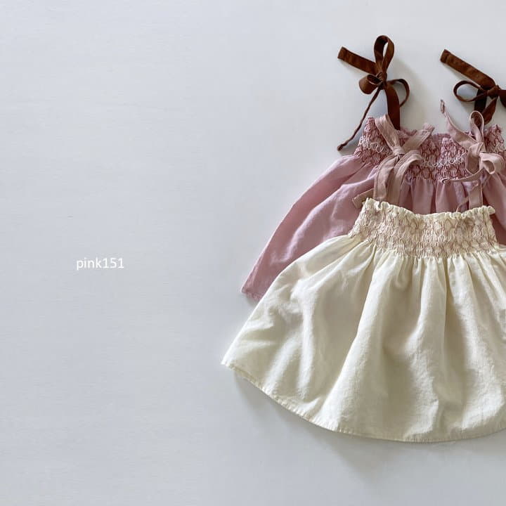 Pink151 - Korean Children Fashion - #kidsstore - Vanila Smocked Blouse - 2