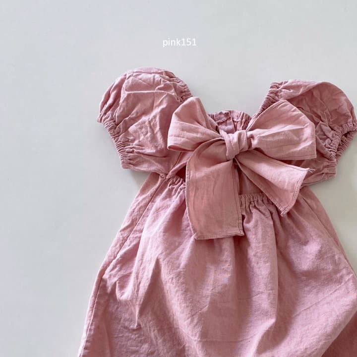 Pink151 - Korean Children Fashion - #prettylittlegirls - Ribbon One-piece - 6