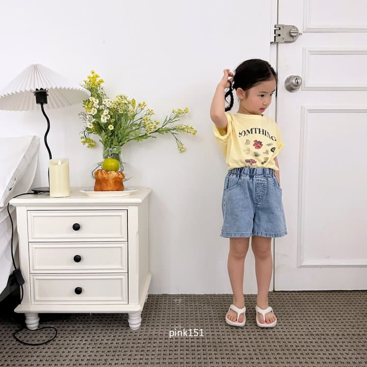 Pink151 - Korean Children Fashion - #todddlerfashion - Stone Denim Shorts - 11