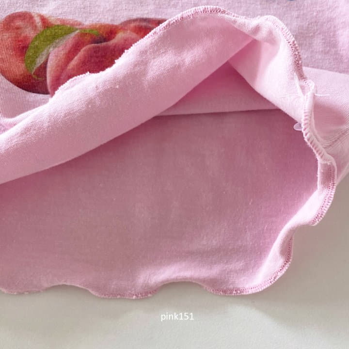 Pink151 - Korean Children Fashion - #toddlerclothing - Like Peach Crop Tee - 6