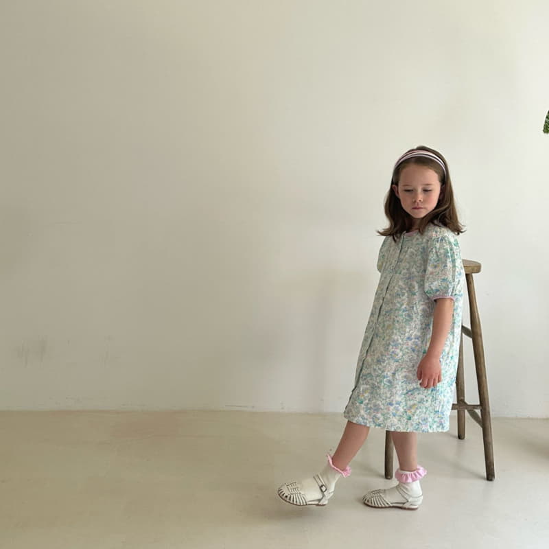 Plan B - Korean Children Fashion - #kidzfashiontrend - Water Paint One-piece - 9