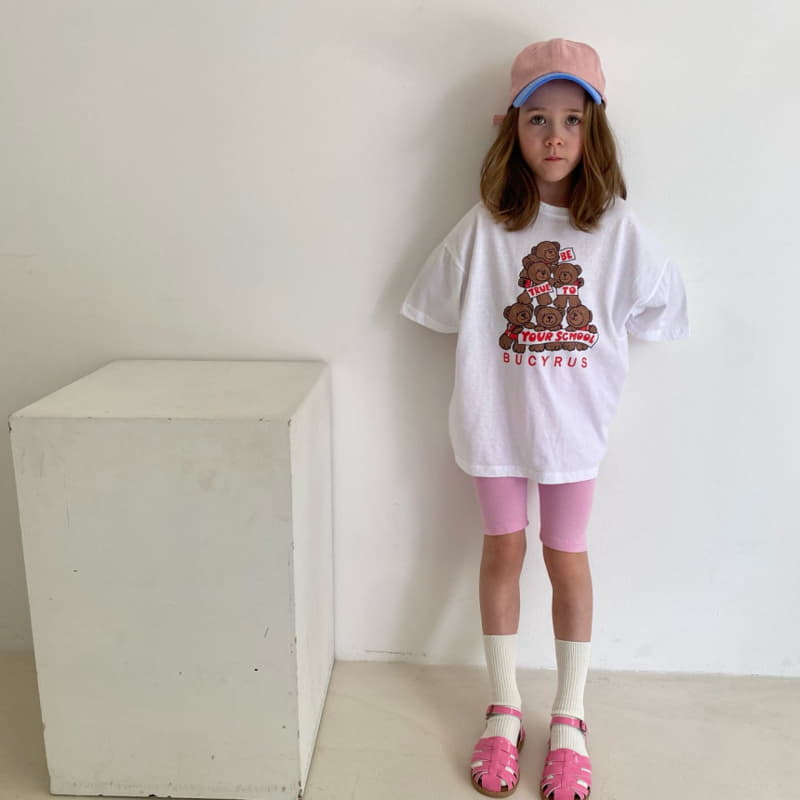 Plan B - Korean Children Fashion - #minifashionista - School Cool Bear Tee - 10