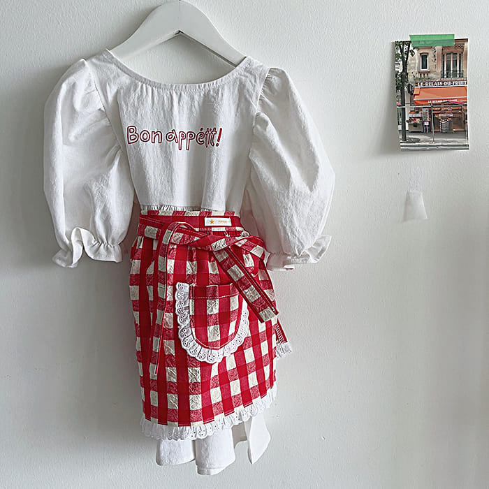Popochichi - Korean Children Fashion - #childofig - Kitchen Ribbon One-piece - 7