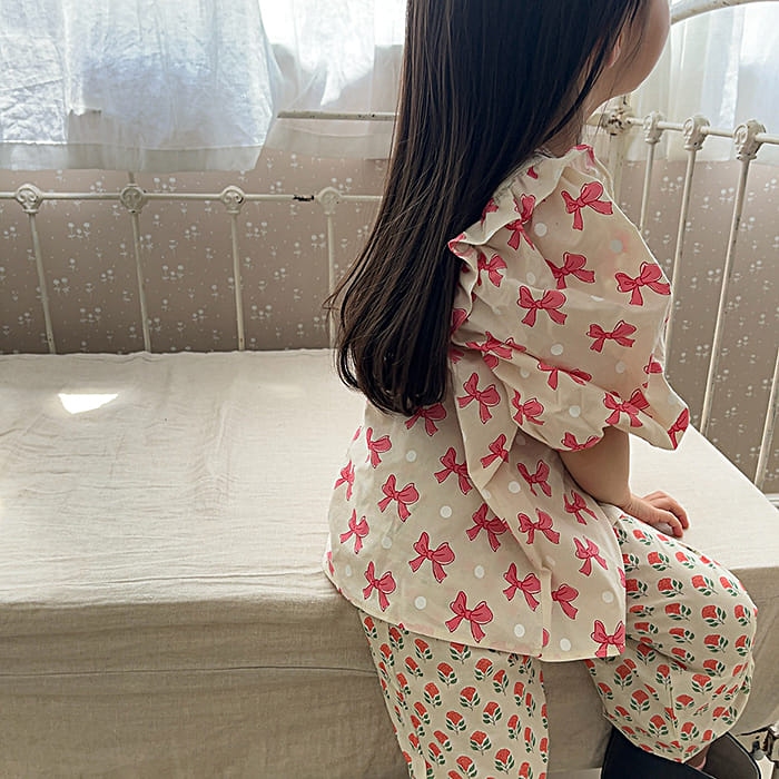 Popochichi - Korean Children Fashion - #discoveringself - Ribbon Blouse - 4