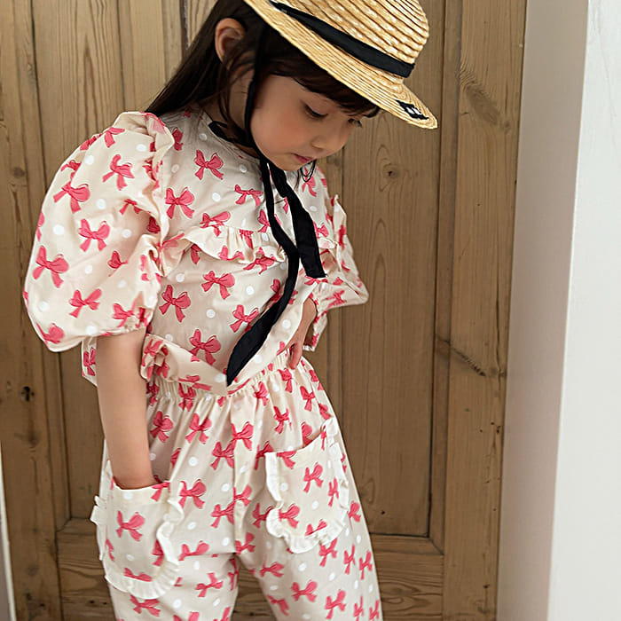 Popochichi - Korean Children Fashion - #kidsshorts - Ribbon Pants - 6