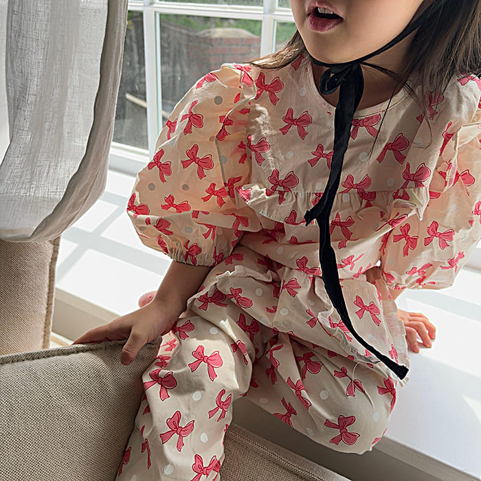 Popochichi - Korean Children Fashion - #kidzfashiontrend - Ribbon Pants - 8