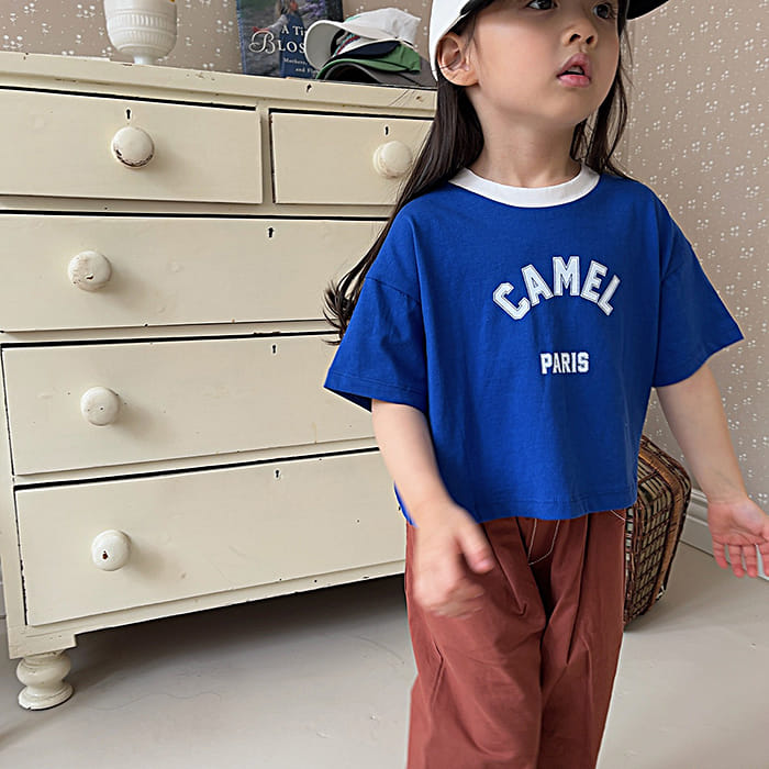 Popochichi - Korean Children Fashion - #kidsstore - Camel Tee - 4