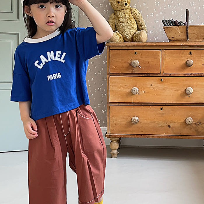 Popochichi - Korean Children Fashion - #littlefashionista - Camel Tee - 6