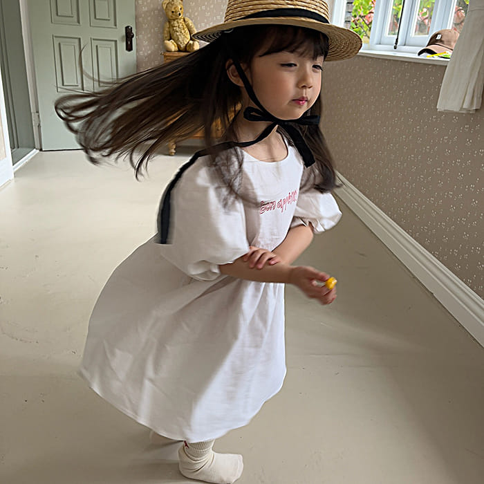 Popochichi - Korean Children Fashion - #magicofchildhood - Kitchen Ribbon One-piece - 4