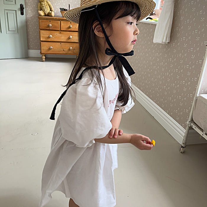 Popochichi - Korean Children Fashion - #prettylittlegirls - Kitchen Ribbon One-piece - 5