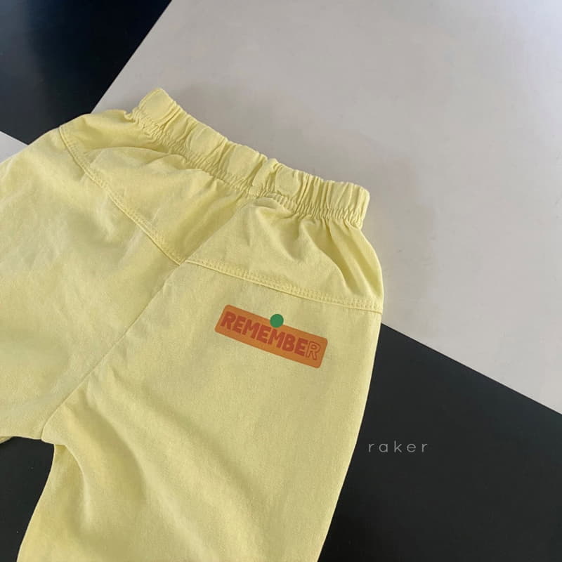 Raker - Korean Children Fashion - #Kfashion4kids - Remember Capri Shorts Lemon Yellow - 4