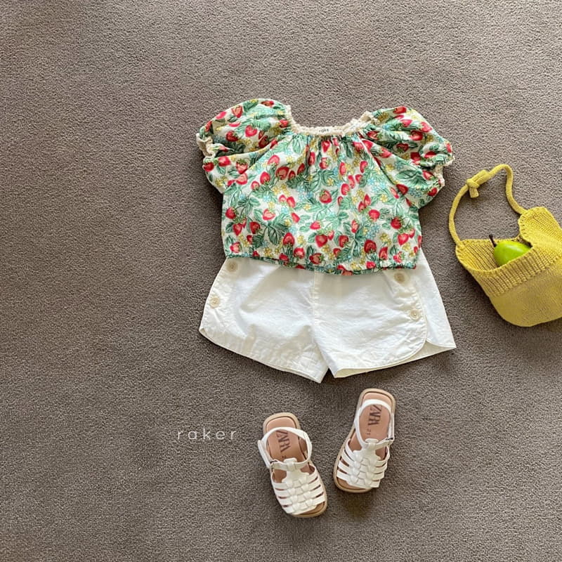 Raker - Korean Children Fashion - #todddlerfashion - Button Shorts - 5