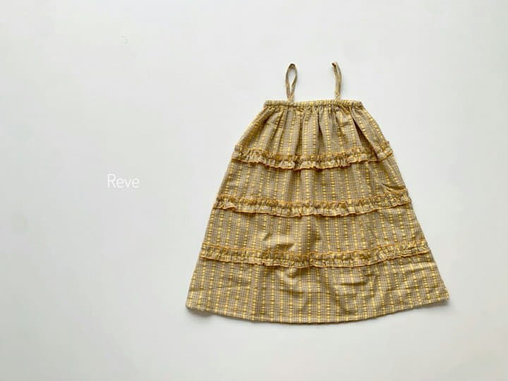 Reve Kid - Korean Children Fashion - #minifashionista - String Sleeveless Long One-piece