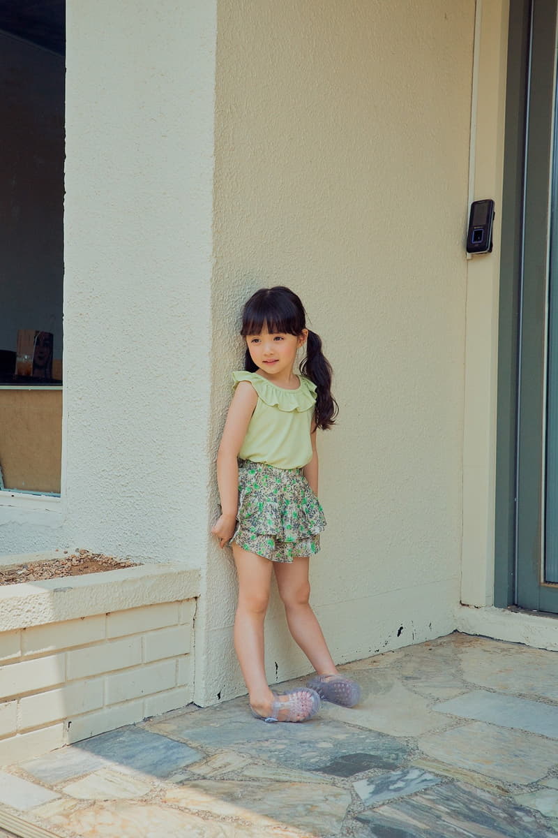 Rica - Korean Children Fashion - #Kfashion4kids - Flower Skirt Shorts - 11