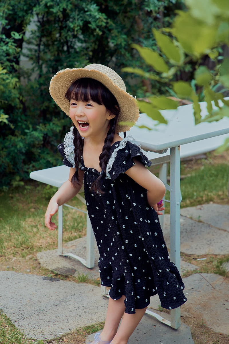 Rica - Korean Children Fashion - #fashionkids - Pop Corn One-piece - 4
