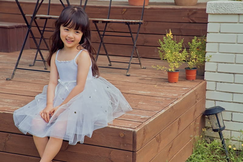 Rica - Korean Children Fashion - #minifashionista - Star Shasha One-piece - 6