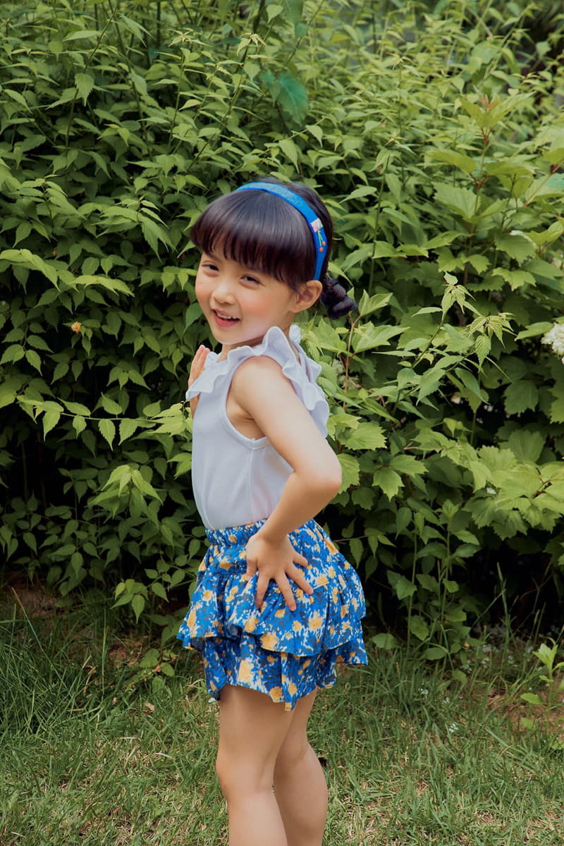 Rica - Korean Children Fashion - #prettylittlegirls - Flower Skirt Shorts