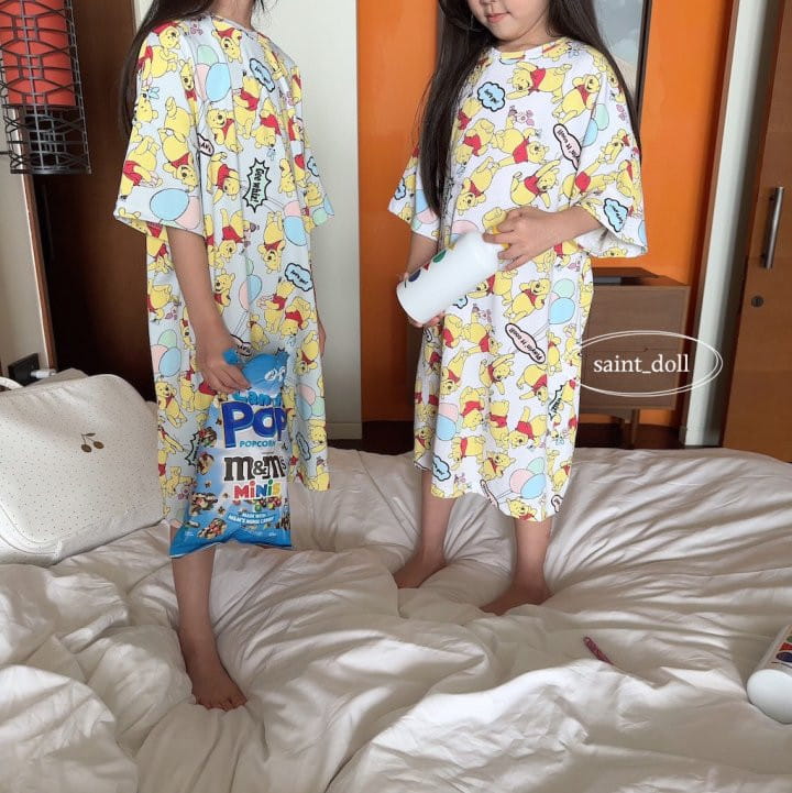 Saint Doll - Korean Children Fashion - #Kfashion4kids - Pooh One-piece wit Mom - 6
