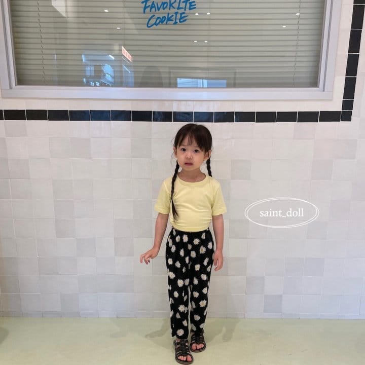 Saint Doll - Korean Children Fashion - #kidsstore - Big Flower Pants with Mom - 12