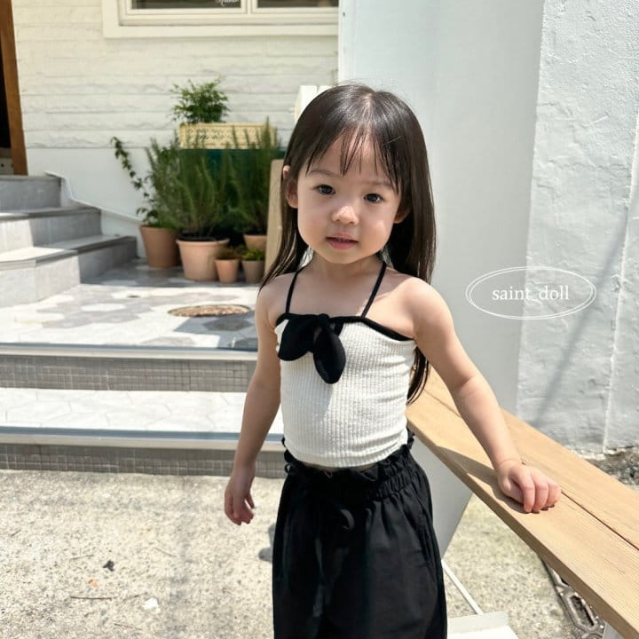 Saint Doll - Korean Children Fashion - #Kfashion4kids - Ribbon String Sleeveless - 4