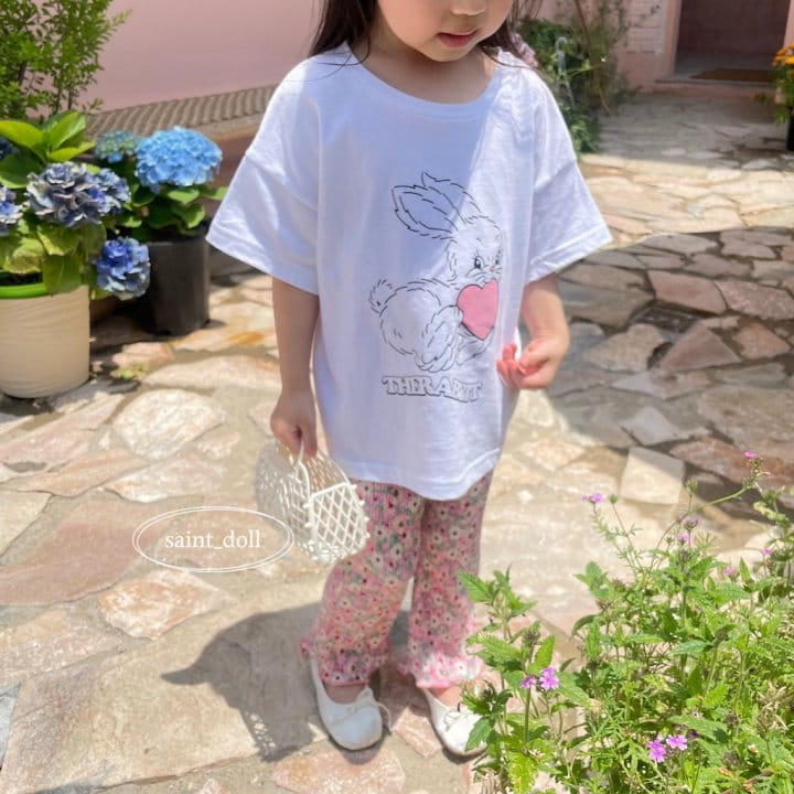 Saint Doll - Korean Children Fashion - #minifashionista - Rabbit Heart Tee with Mom - 3