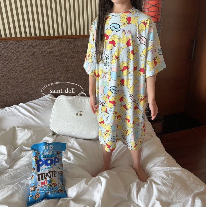 Saint Doll - Korean Children Fashion - #prettylittlegirls - Pooh One-piece wit Mom - 10