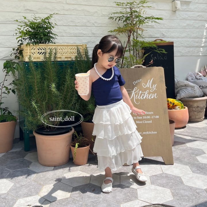 Saint Doll - Korean Children Fashion - #stylishchildhood - Chiffon Cancan Skirt - 2