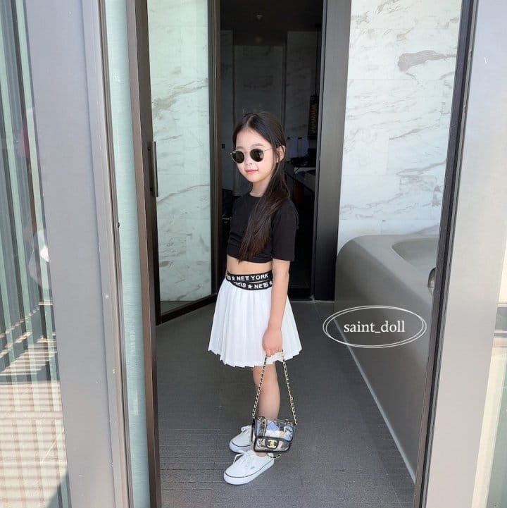 Saint Doll - Korean Children Fashion - #todddlerfashion - Cross Banding Skirt - 8
