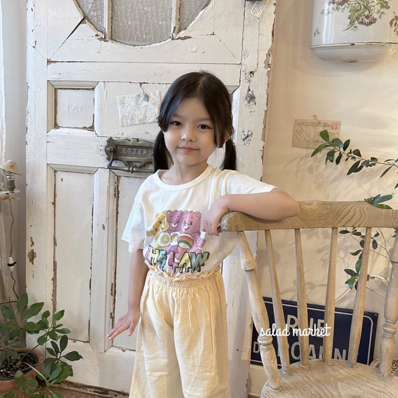 Salad Market - Korean Children Fashion - #discoveringself - Rainow Bear Tee - 9
