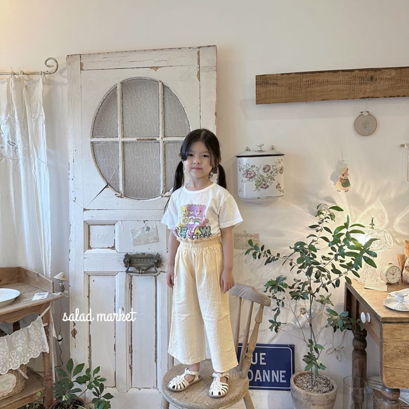 Salad Market - Korean Children Fashion - #fashionkids - Rainow Bear Tee - 10