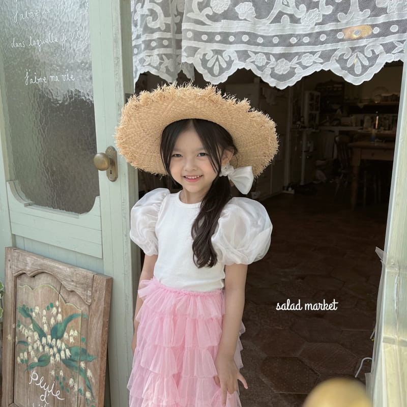 Salad Market - Korean Children Fashion - #kidsshorts - Amelli Tee - 9