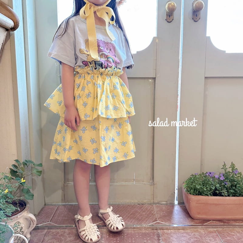Salad Market - Korean Children Fashion - #kidzfashiontrend - Rose Cancan Skirt - 6