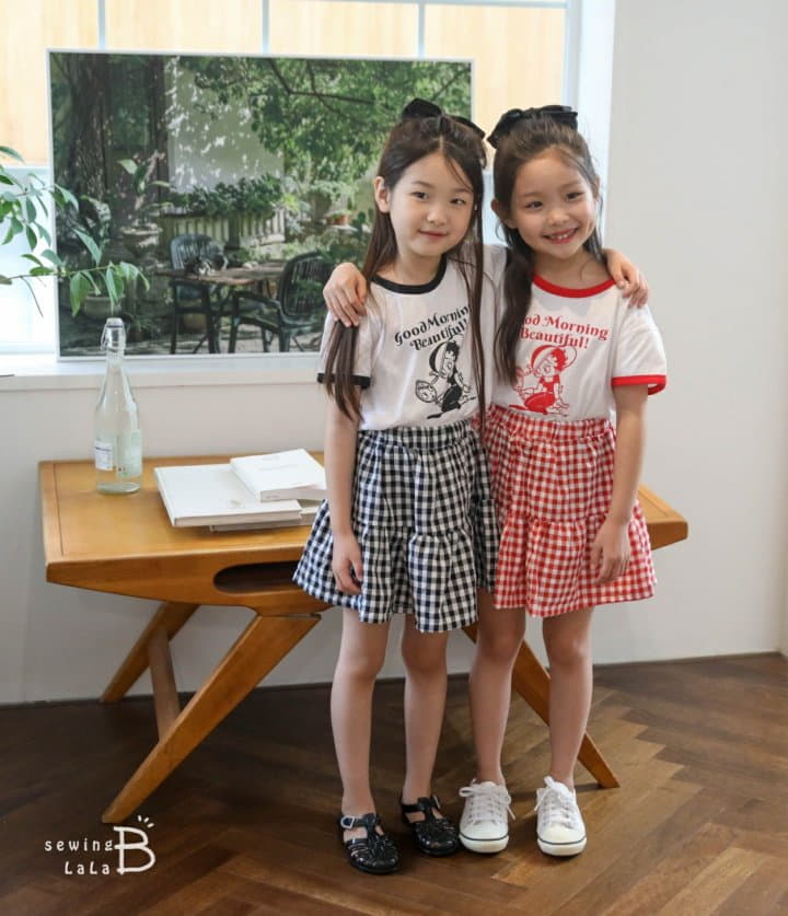 Sewing-B - Korean Children Fashion - #discoveringself - Good Morning Tee - 7