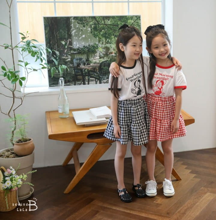 Sewing-B - Korean Children Fashion - #kidsstore - Good Morning Tee - 10