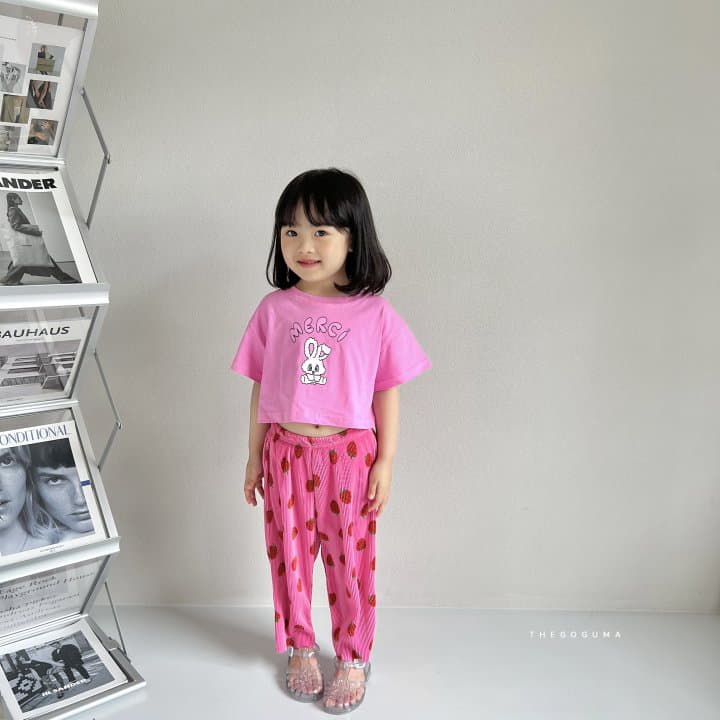 Shinseage Kids - Korean Children Fashion - #childofig - Strawberry Pleats Pants - 6